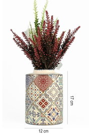 Aberto Design Maceta Decorativa YL730 Multicolor